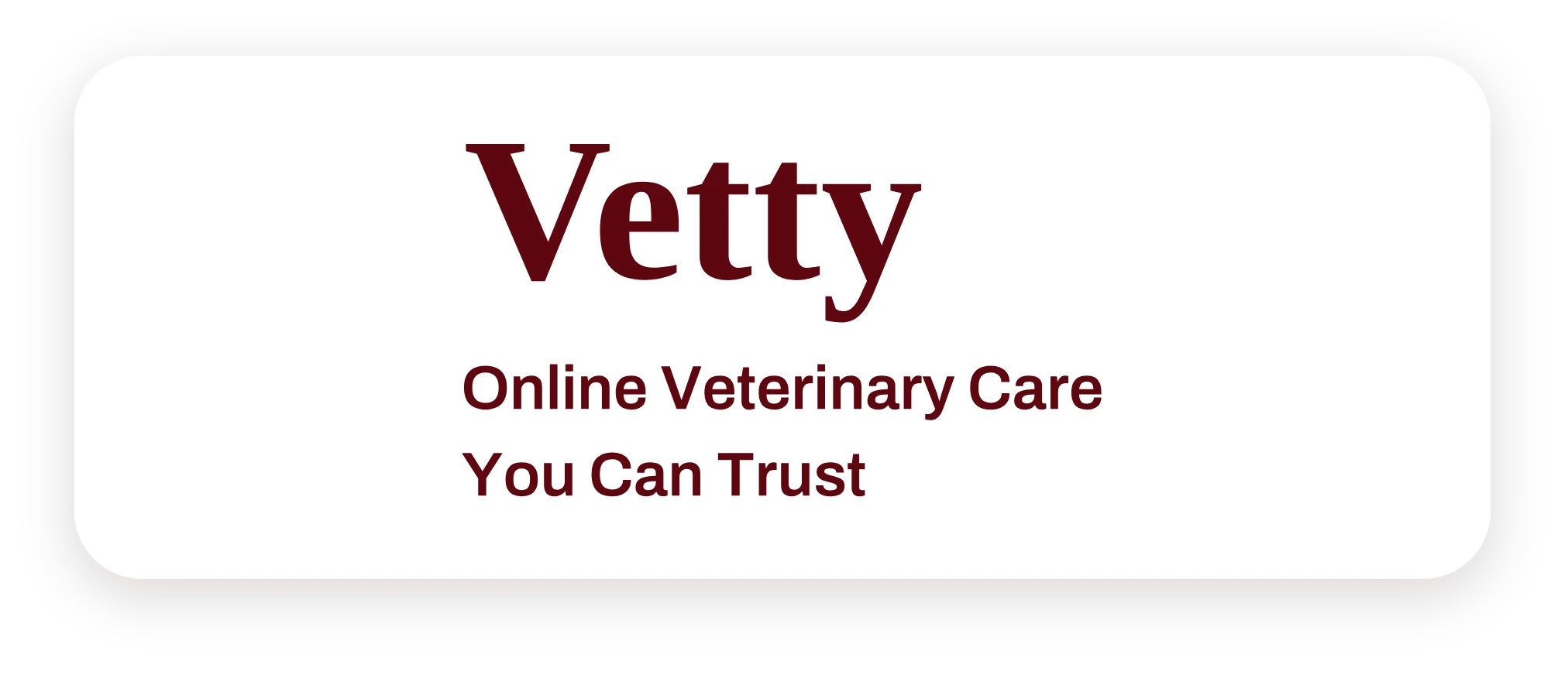 Vetty consultation card overlay